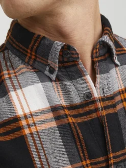 JJECLASSIC AUTUMN CHECK SHIRT LS SN hawaiian sunset