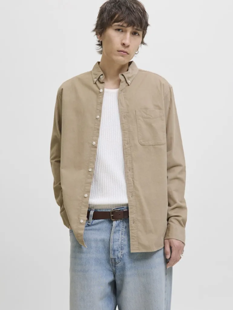 JJECLASSIC CORD SHIRT L/S SN crockery