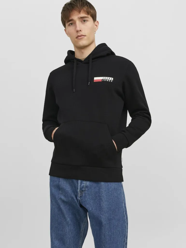 JJECORP LOGO SWEAT HOOD PLAY NOOS black1