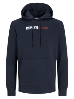 JJECORP LOGO SWEAT HOOD PLAY NOOS navy blazer2