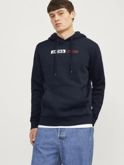 JJECORP LOGO SWEAT HOOD PLAY NOOS navy blazer2
