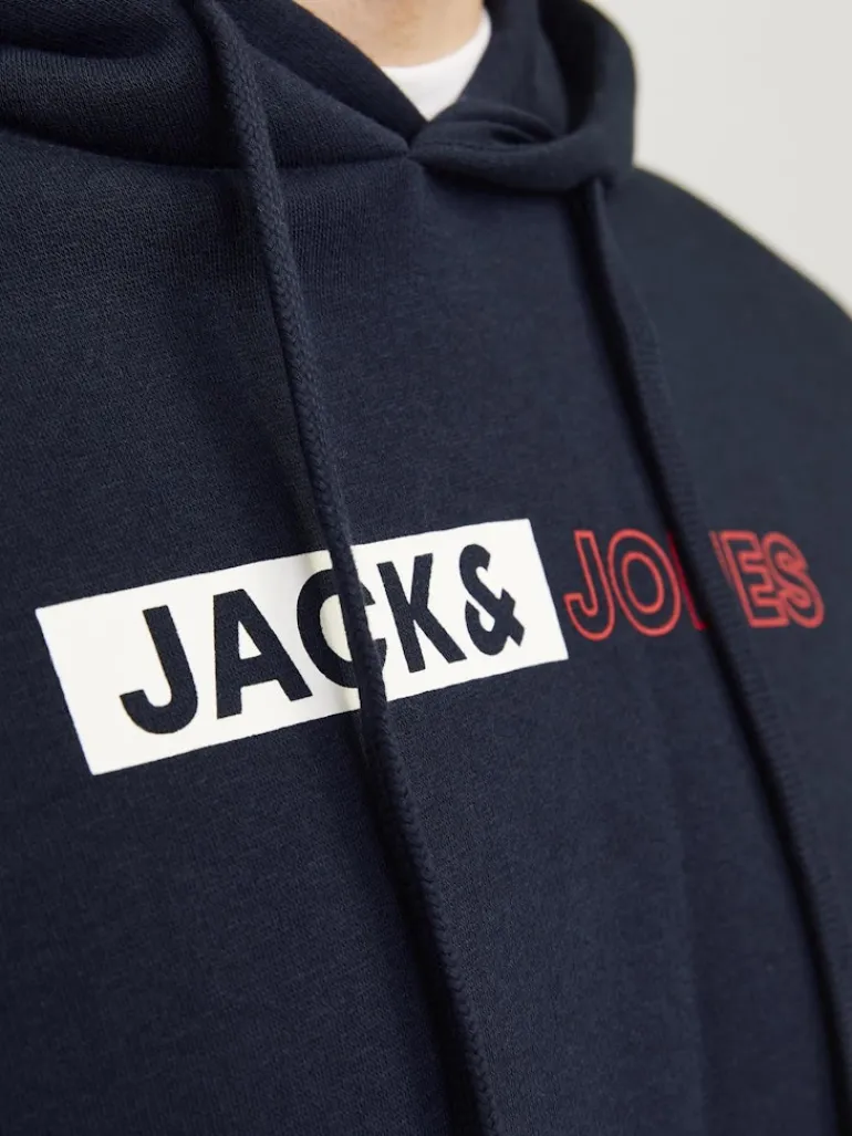 JJECORP LOGO SWEAT HOOD PLAY NOOS navy blazer2