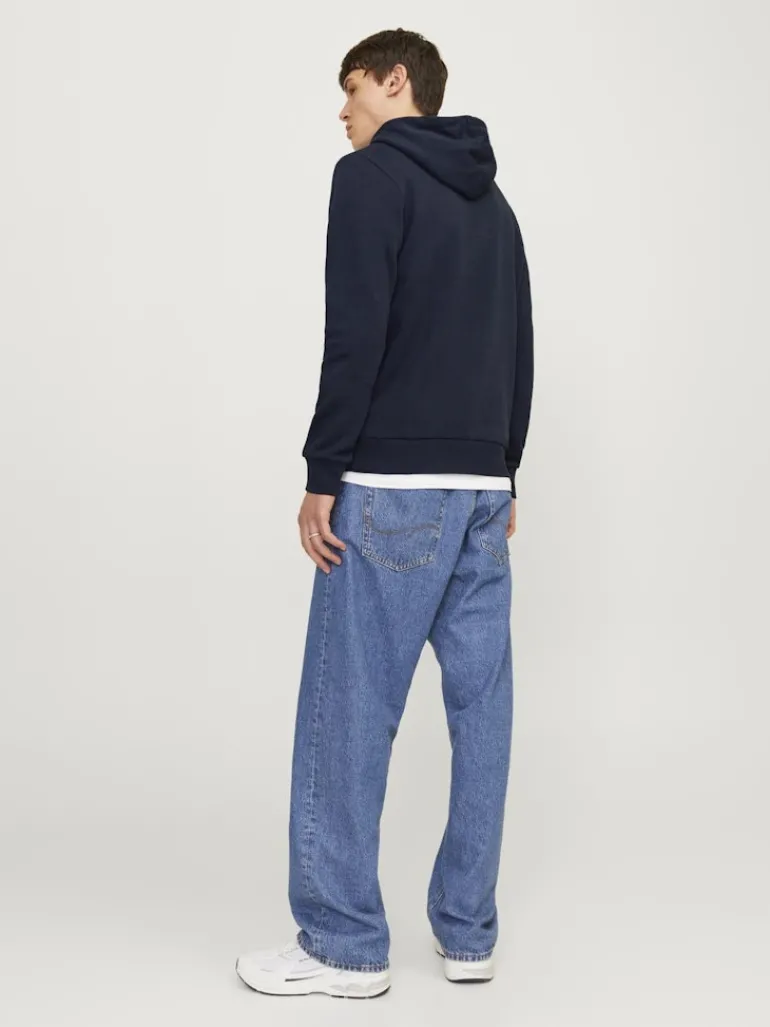 JJECORP LOGO SWEAT HOOD PLAY NOOS navy blazer2