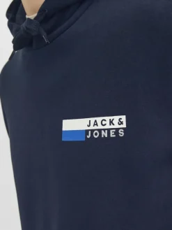 JJECORP LOGO SWEAT HOOD PLAY NOOS navy blazer1