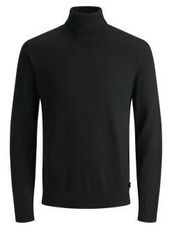 JJEEMIL KNIT ROLL NECK NOOS black