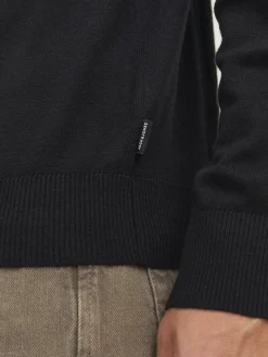 JJEEMIL KNIT ROLL NECK NOOS black