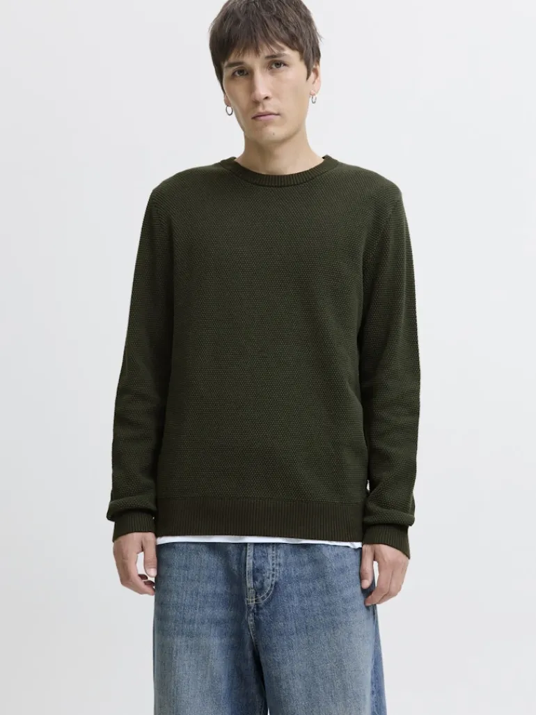 JJEGLOBE KNIT CREW NECK NOOS duffel bag