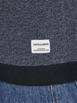 JJEGUSTAV KNIT CREW NECK NOOS true red