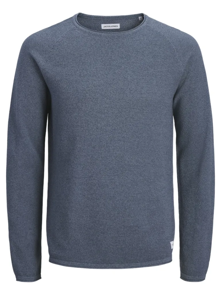 JJEHILL KNIT CREW NECK NOOS blue mirage