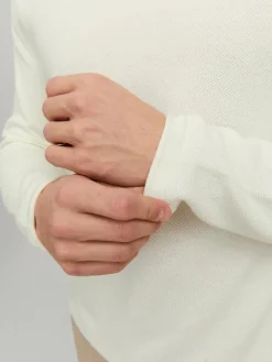 JJEHILL KNIT CREW NECK NOOS cloud dancer