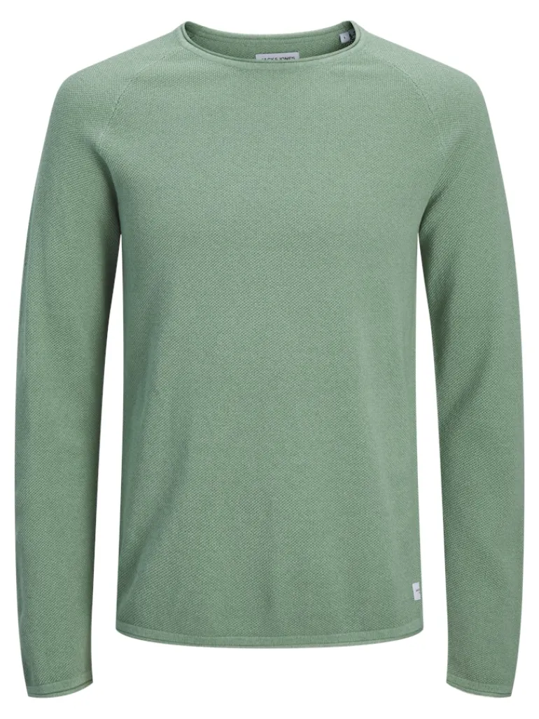 JJEHILL KNIT CREW NECK NOOS granite green