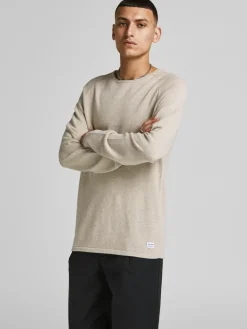 JJEHILL KNIT CREW NECK NOOS hellgrau2