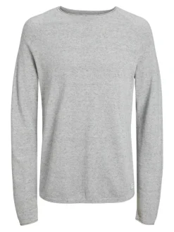 JJEHILL KNIT CREW NECK NOOS hellgrau1