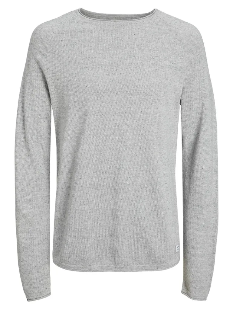 JJEHILL KNIT CREW NECK NOOS hellgrau1