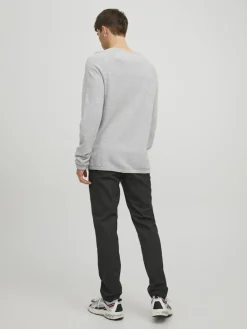 JJEHILL KNIT CREW NECK NOOS hellgrau1