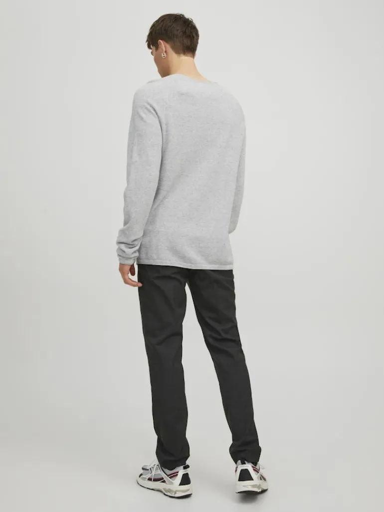 JJEHILL KNIT CREW NECK NOOS hellgrau1