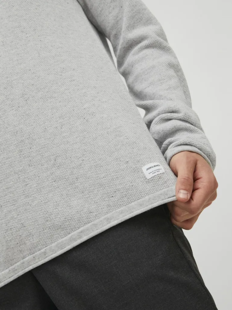 JJEHILL KNIT CREW NECK NOOS hellgrau1