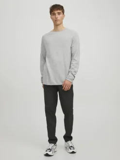 JJEHILL KNIT CREW NECK NOOS hellgrau1