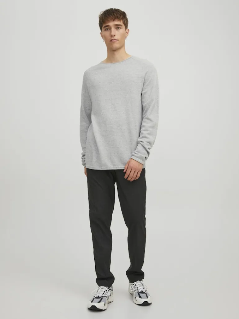 JJEHILL KNIT CREW NECK NOOS hellgrau1