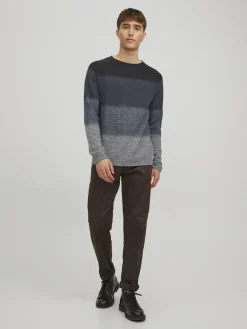 JJEHILL KNIT CREW NECK NOOS navy blazer1