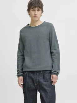 JJEHILL KNIT CREW NECK NOOS stormy weather