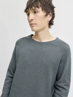 JJEHILL KNIT CREW NECK NOOS stormy weather