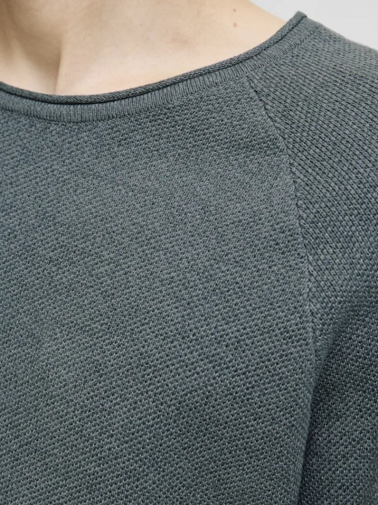 JJEHILL KNIT CREW NECK NOOS stormy weather