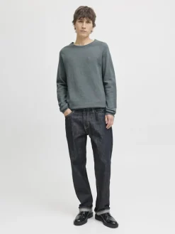 JJEHILL KNIT CREW NECK NOOS stormy weather