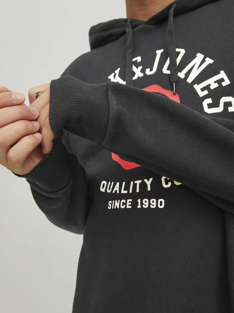 JJELOGO SWEAT HOOD 2 COL 22/23 NOOS black