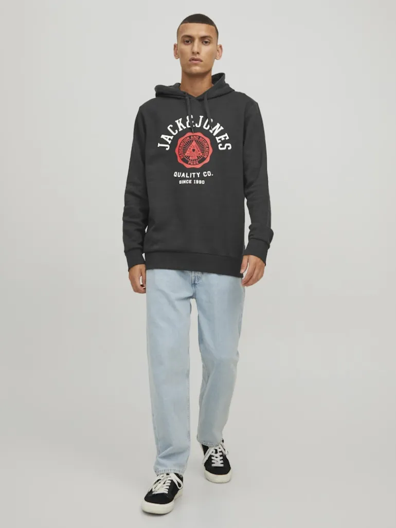 JJELOGO SWEAT HOOD 2 COL 22/23 NOOS black