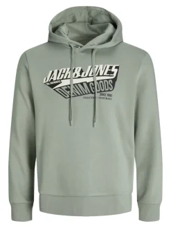 JJELOGO SWEAT HOOD 2 COL 25/26 NOOS iceberg green