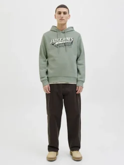 JJELOGO SWEAT HOOD 2 COL 25/26 NOOS iceberg green