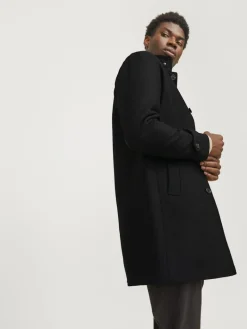 JJEMELTON WOOL BLEND COAT SN black