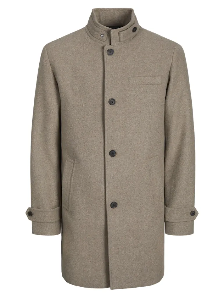 JJEMELTON WOOL BLEND COAT SN greige