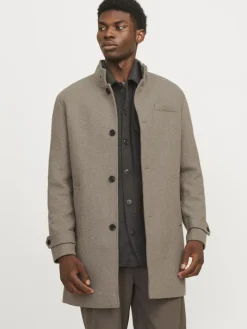 JJEMELTON WOOL BLEND COAT SN greige