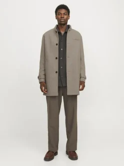 JJEMELTON WOOL BLEND COAT SN greige