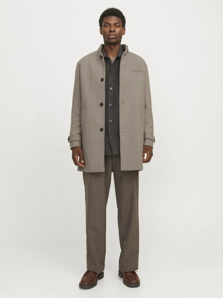 JJEMELTON WOOL BLEND COAT SN greige