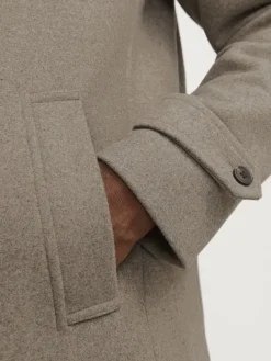 JJEMELTON WOOL BLEND COAT SN greige
