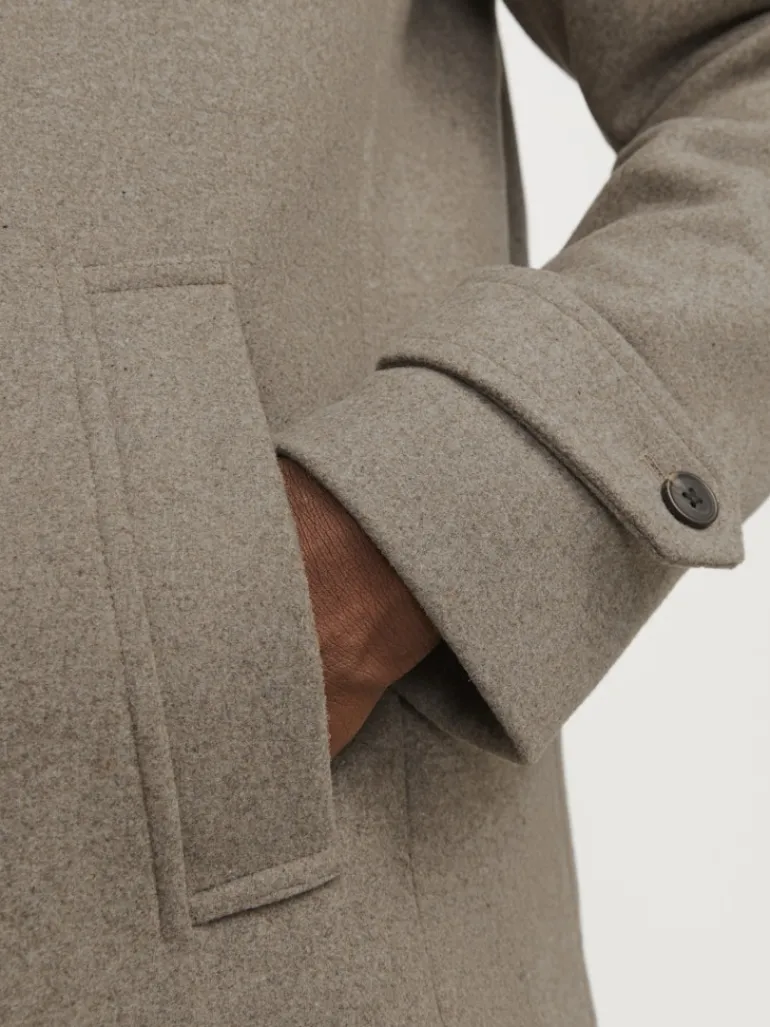 JJEMELTON WOOL BLEND COAT SN greige