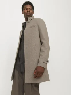 JJEMELTON WOOL BLEND COAT SN greige