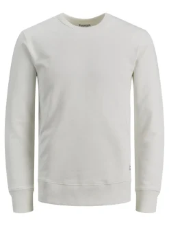 JJEORGANIC BASIC SWEAT CREW NECK NOOS cloud dancer