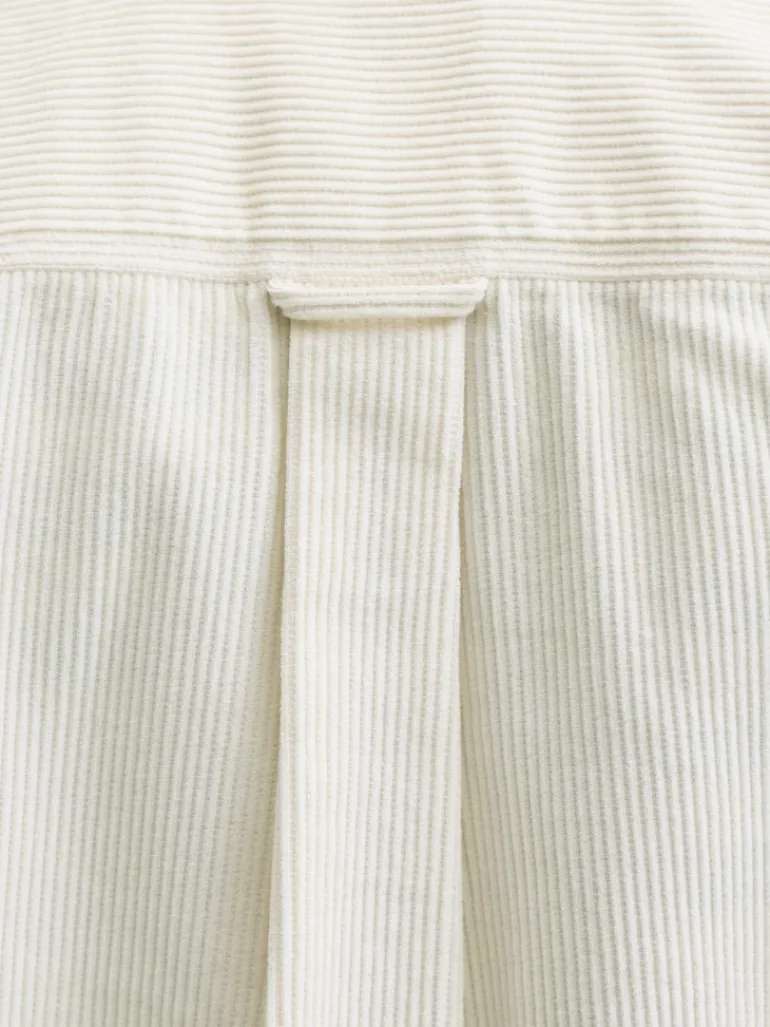 JJEPERFECT CORDUROY OVERSHIRT LS SN antique white