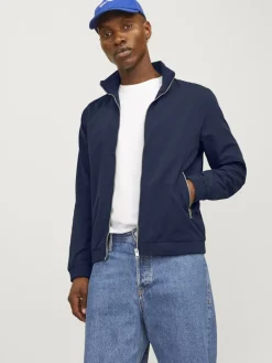 JJERUSH HARRINGTON BOMBER NOOS navy blazer