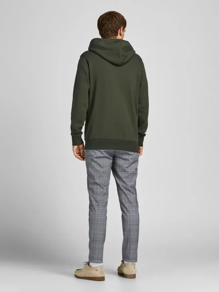 JJESOFT BASIC SWEAT ZIP HOOD NOOS forest night