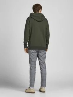 JJESOFT BASIC SWEAT ZIP HOOD NOOS forest night