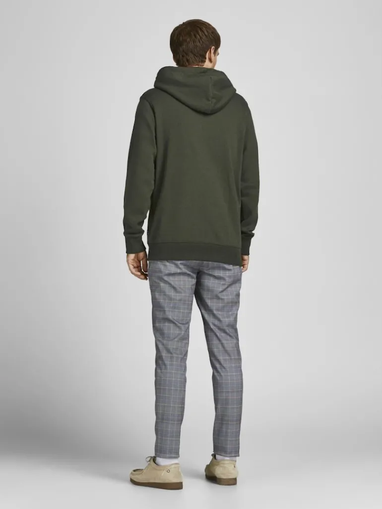 JJESOFT BASIC SWEAT ZIP HOOD NOOS forest night