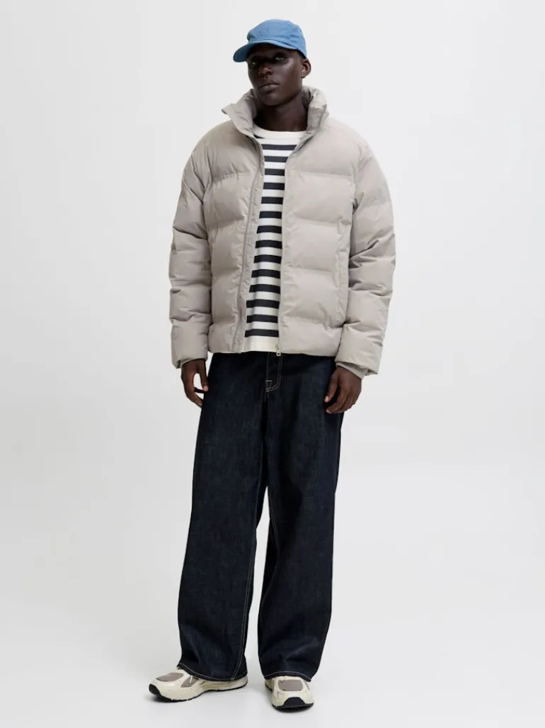 JJESOHO PUFFER COLLAR SN dove