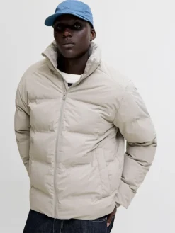 JJESOHO PUFFER COLLAR SN dove