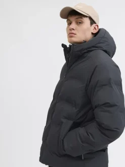 JJESOHO PUFFER HOOD SN black