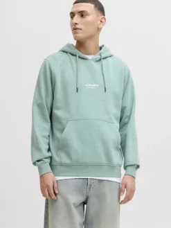 JJESOHO SWEAT HOOD NOOS mineral blue